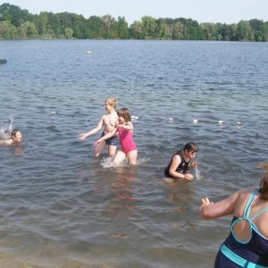 2015-06-30 Schulausflug zum Baggersee in Gusow